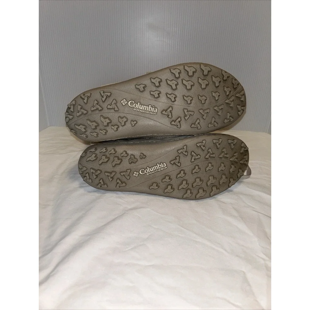 Columbia minx mid ll Stone cream‎ quilted winter boot women's size 8.5